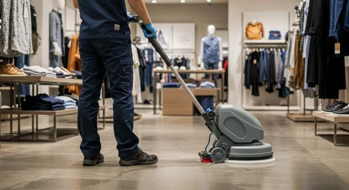 Hygiène irréprochable pour vos surfaces de vente et magasins.